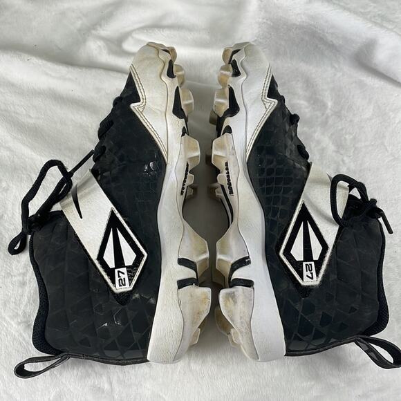 Nike Force Air Trout 6 Pro AT3441-002 Baseball Shoes 4.5 Unisex EUC Black White - Picture 6 of 11